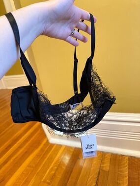 Tiger Mist Black Lace Underwire Bra